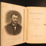 1885 General Ulysses S. Grant 1ed Civil War Memoirs of Union Illustrated MAPS 2v