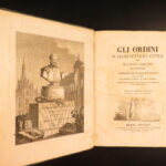 1819 – Five Orders of Architecture, Vignola | Illustrated Full-Page Engravings