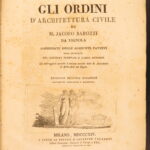 1819 – Five Orders of Architecture, Vignola | Illustrated Full-Page Engravings