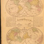 1854 Mitchell School ATLAS 32 MAPS America TEXAS Wild West Confederate South