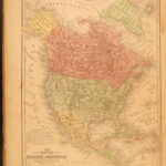 1854 Mitchell School ATLAS 32 MAPS America TEXAS Wild West Confederate South