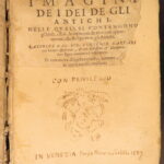 1587 – Images of the gods – Cartari | Famous Illustrated Mythology gods Survey