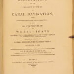1796 – Canal Navigation – Robert Fulton | First Edition, Ships & Bridge Construction