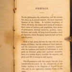 1828 – The Modern Voyager | Europe, Asia, Africa & America, Indians – 3v