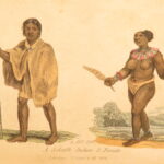 1828 – The Modern Voyager | Europe, Asia, Africa & America, Indians – 3v