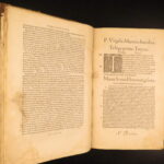 1532 – Works of Virgil – Robert Estienne | Famous Printing & Servius Commentary