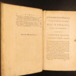 1795 – Works of Montesquieu | Spirit of the Laws & Letters – 5v Set