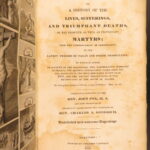 1830 – Book of Martyrs – John Foxe | Illustrated Martyrology, Acts & Monuments