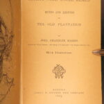 Nights With Uncle Remus – Joel Chandler Harris – 1883 | First Edition