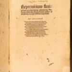 1516 – Works of Ambrose, Bishop of Milan | Post-Incunable, Koberger Printed