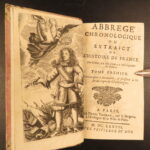 1677 – History of France – Mezeray | Portraits of Kings of France, 6v Set