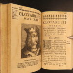 1677 – History of France – Mezeray | Portraits of Kings of France, 6v Set
