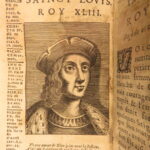 1677 – History of France – Mezeray | Portraits of Kings of France, 6v Set