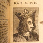 1677 – History of France – Mezeray | Portraits of Kings of France, 6v Set