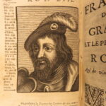1677 – History of France – Mezeray | Portraits of Kings of France, 6v Set