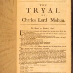 1693 – Trial of Lord Mohun | Murder of William Mountford – England Restoration