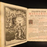 1724 – Missale Romanum – Catholic Church | Full Leather Folio, Music Chant