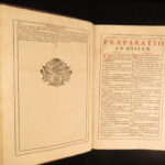 1742 – Missale Sagiense – Catholic Church | Missal of Sées Diocese, Huge Folio