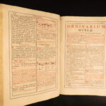 1742 – Missale Sagiense – Catholic Church | Missal of Sées Diocese, Huge Folio