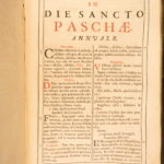 1742 – Missale Sagiense – Catholic Church | Missal of Sées Diocese, Huge Folio
