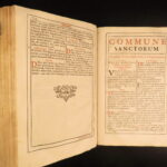 1742 – Missale Sagiense – Catholic Church | Missal of Sées Diocese, Huge Folio