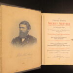 1889 – United States Secret Service – Baker | First Edition, Civil War History