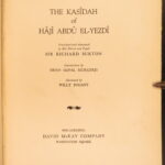 1931 – Kasidah of Haji Abdu El Yezdi, Burton | Willy Pogany Art, Sufi Philosophy