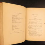 1866 – Works of William Shakespeare | 9v Set | Beautiful Red Leather