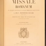 1895 – Missale Romanum, Catholic Church | Decorative Gilt Binding, Tours Folio