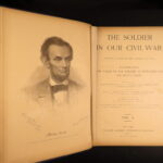 1890 – Soldier in Our Civil War – Mottelay | Huge Folios, Illustrated First Edition, 2v