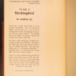 To Kill a Mockingbird – Harper Lee – 1960 | Book Club Edition, Original DJ