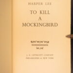 To Kill a Mockingbird – Harper Lee – 1960 | Book Club Edition, Original DJ