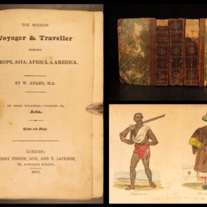 1828 – The Modern Voyager | Europe, Asia, Africa & America, Indians – 3v