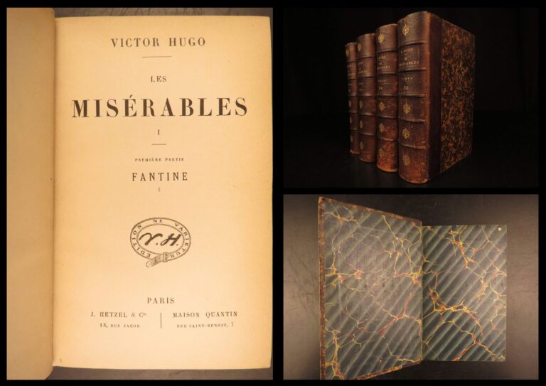 Image of 1880 – Les Misérables – Victor Hugo | Hetzel Definitive Ne Varietur Printing