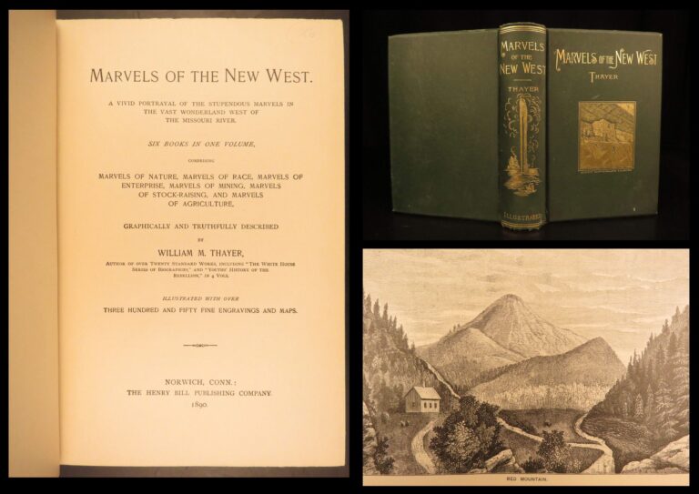 Image of 1890 – Marvels of American West | Indian Cliff Dwellings, Yellowstone, Yosemite