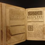 1631 Owen Feltham Resolves English Essays Gender Equality Literature Politics