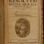 1631 Owen Feltham Resolves English Essays Gender Equality Literature Politics